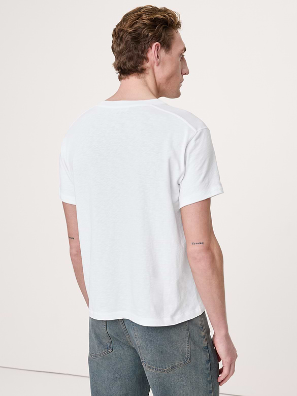 Midweight Cotton Slub Crew-Neck T-Shirt