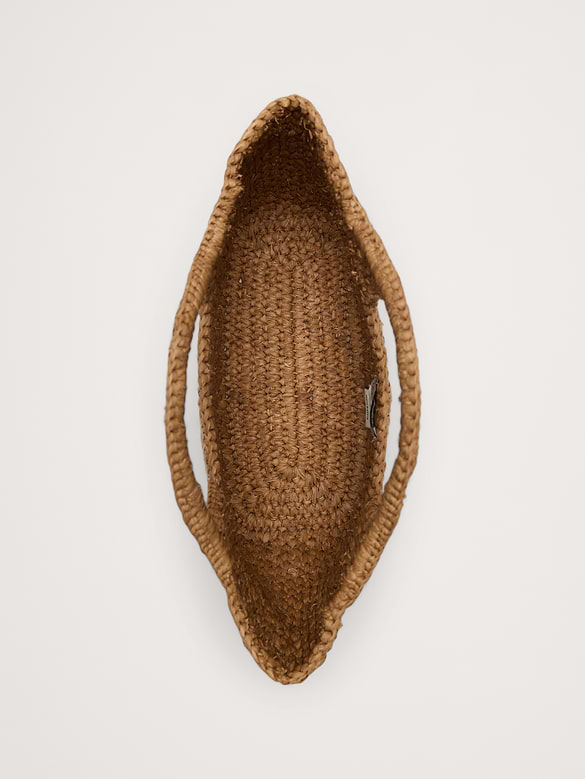 Sandy Raffia Handheld Tote by Hat Attack