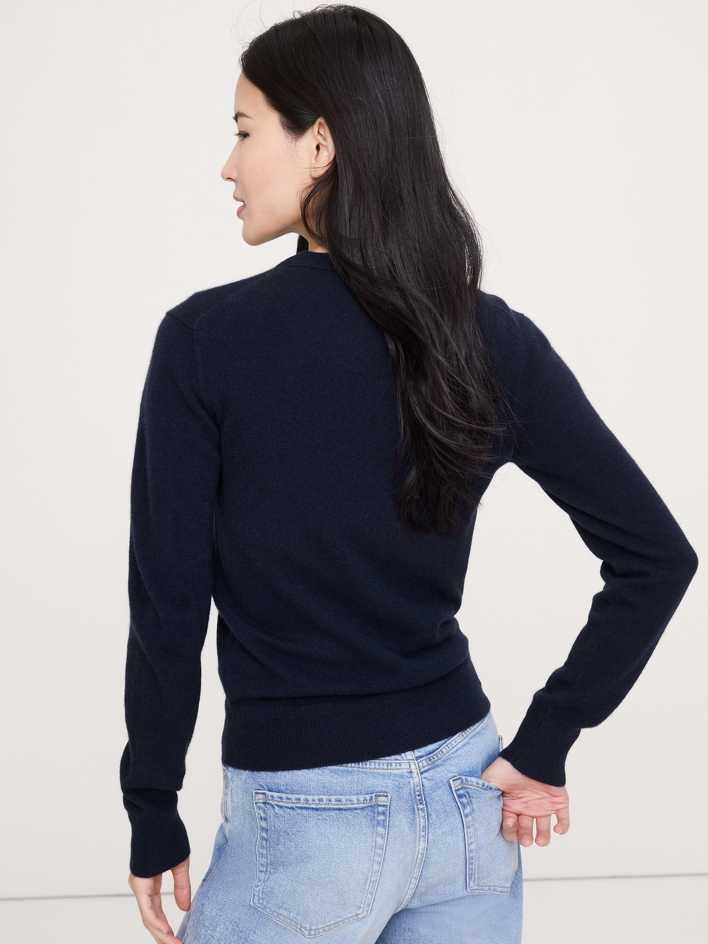Image number 2 showing, Classic Cashmere Crew-Neck Sweater