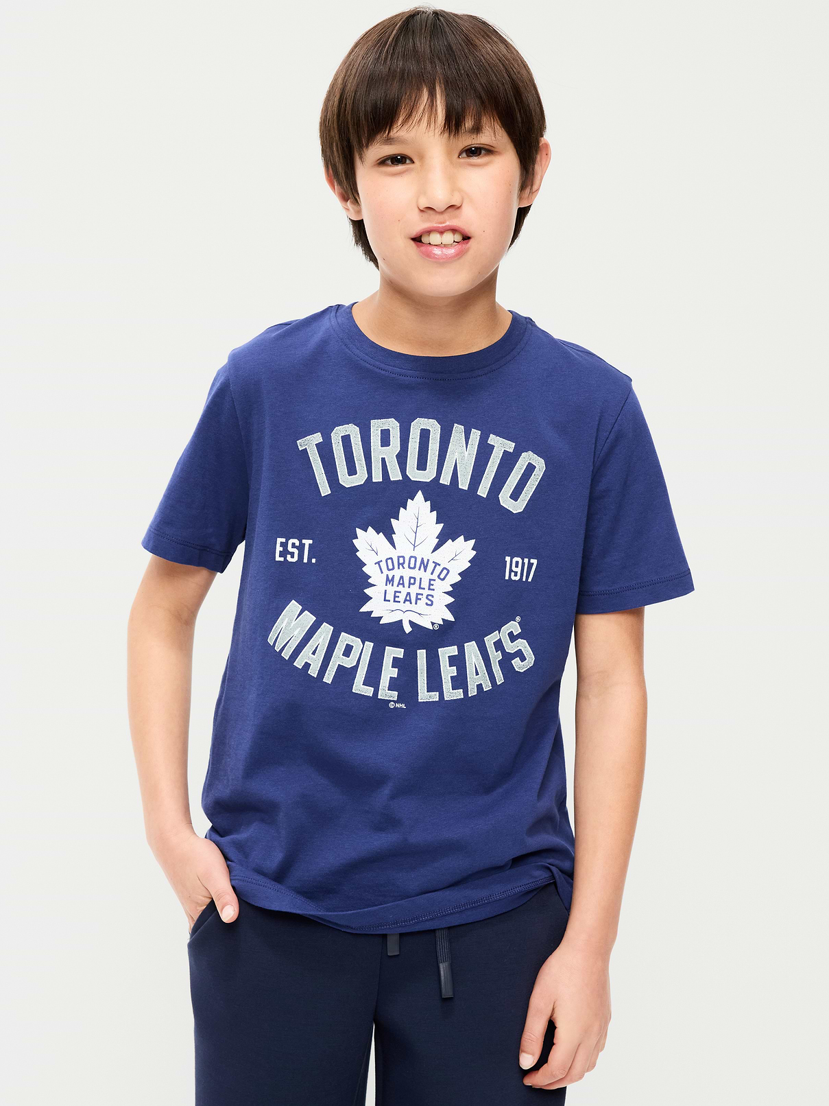 Image number 1 showing, NHL Gender-Neutral Graphic T-Shirt for Kids