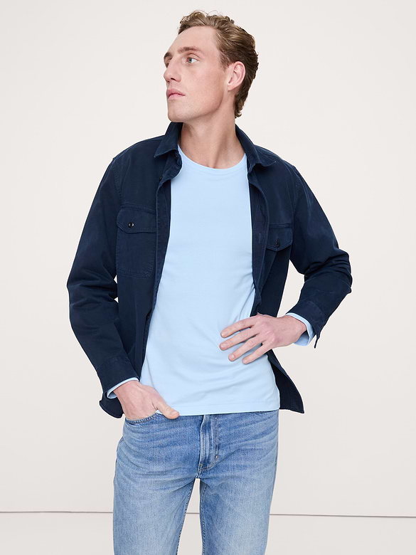 Luxury-Touch Long-Sleeve T-Shirt