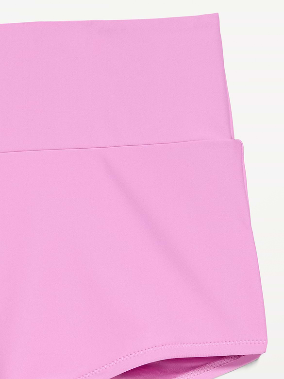 High-Waisted Retro Swim Bottoms