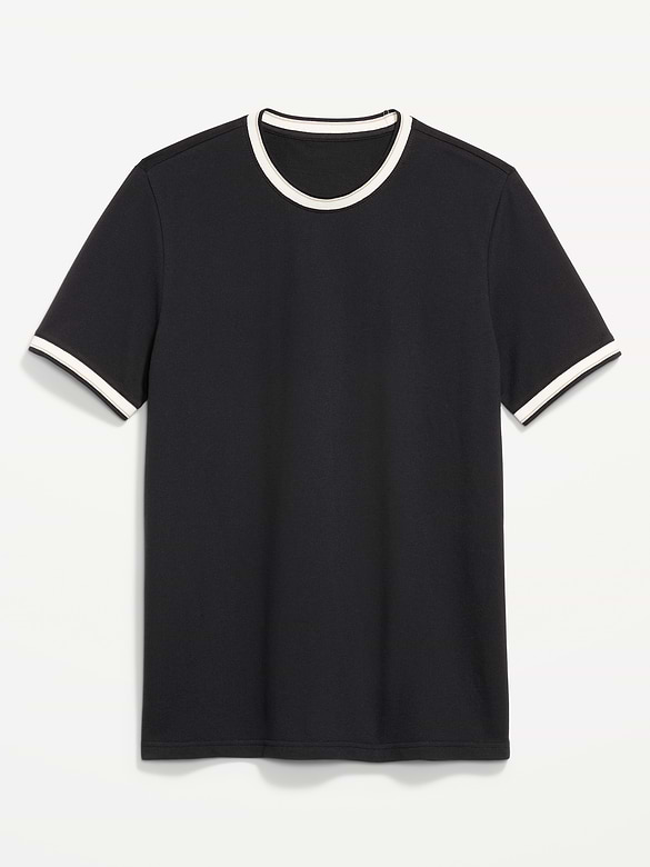 Crew-Neck Pique T-Shirt