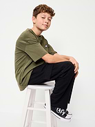 Image 3 of 4, Favorite Fleece Baggy Cargo Sweatpants for Boys