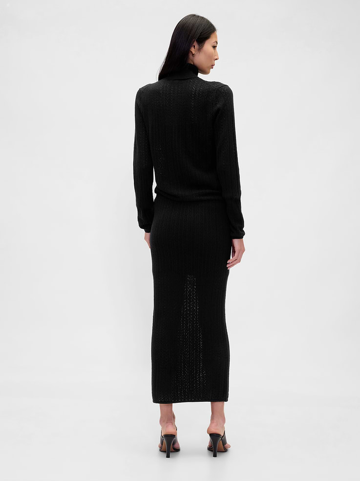 Image number 2 showing, Pointelle Maxi Skirt