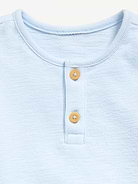 Image number 3 showing, Jacquard-Knit Henley Shirt and Shorts Set for Baby