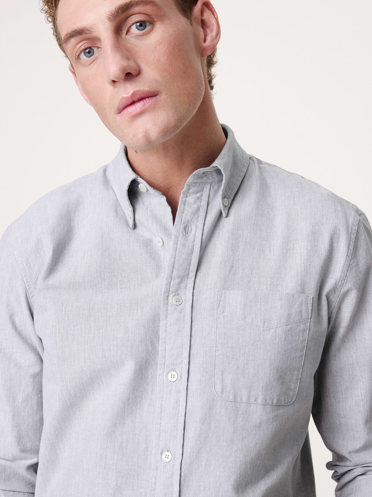 L'image numéro 3 présente Chemise Oxford, coupe standard