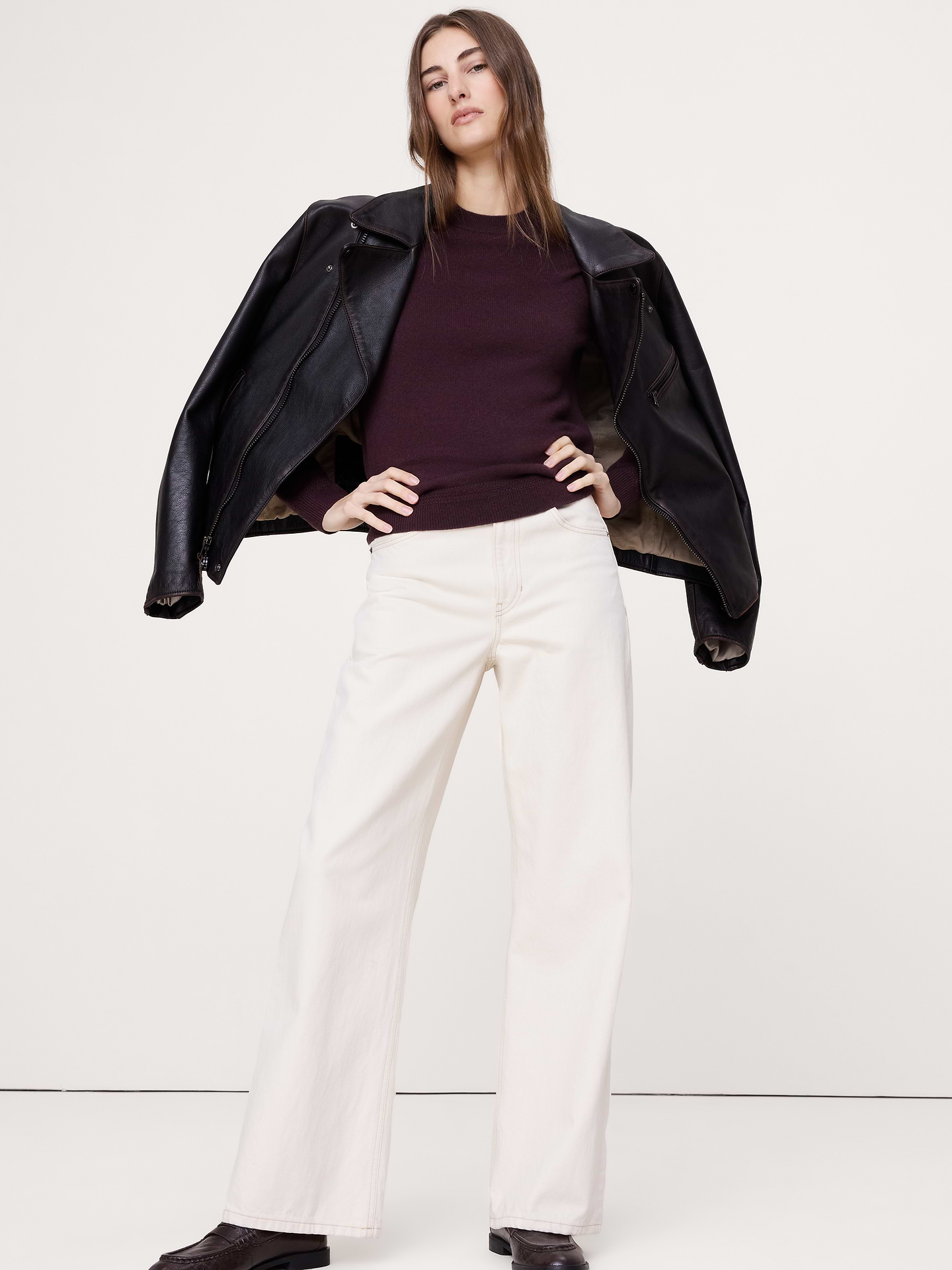 Image number 3 showing, Lightweight Cashmere Crew-Neck Sweater