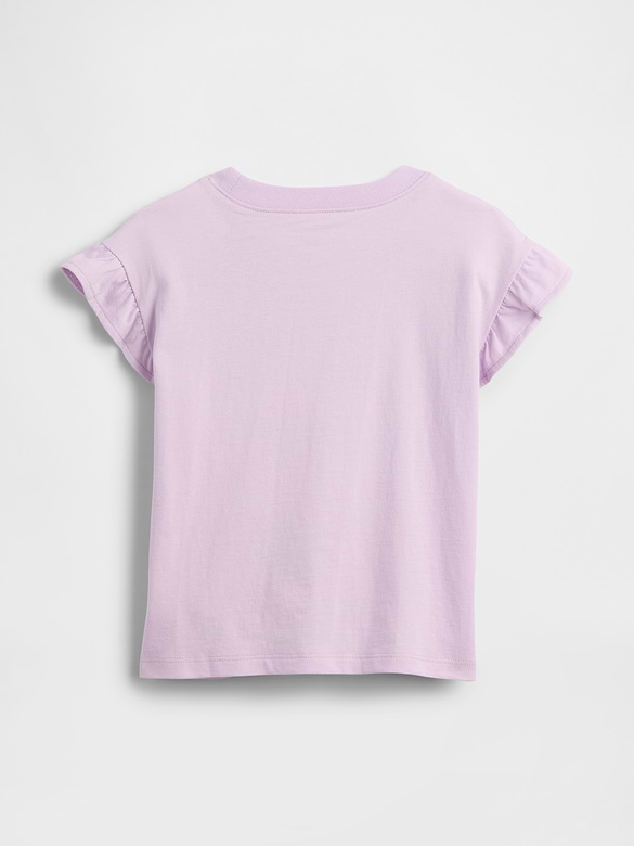 babyGap Ruffle 3D Graphic T-Shirt