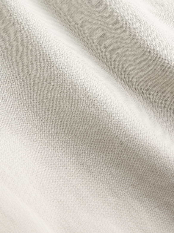 Linen-Cotton Relaxed Taper Easy Pants