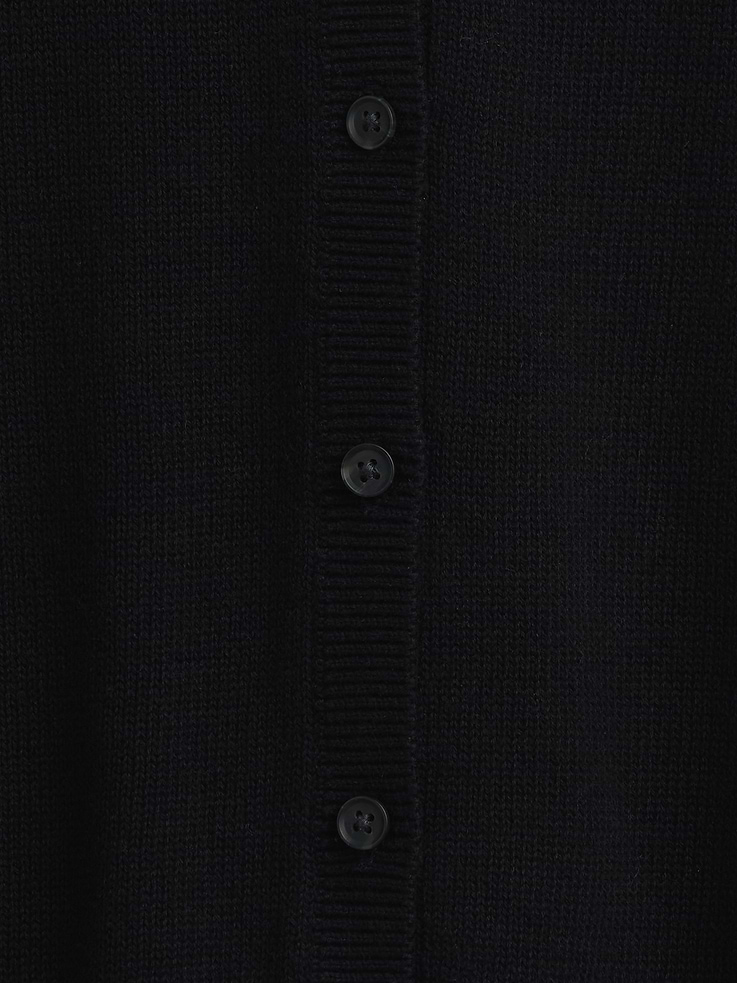 Image number 4 showing, 100% Cotton Relaxed Crop Cardigan Sweater