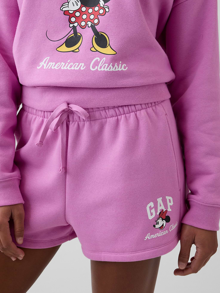 Image number 4 showing, Gap × Disney Minnie Mouse Logo Shorts