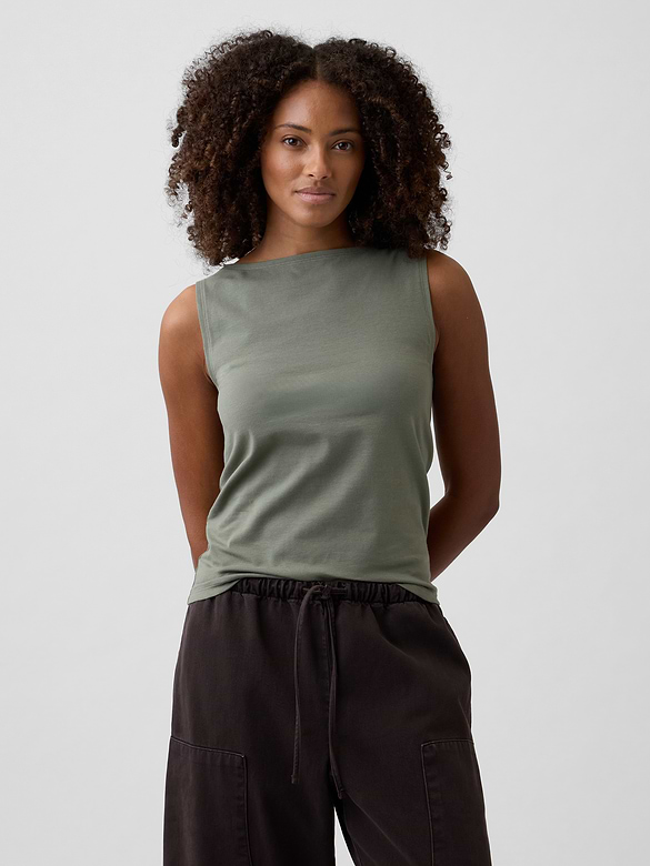 Boatneck Tank Top
