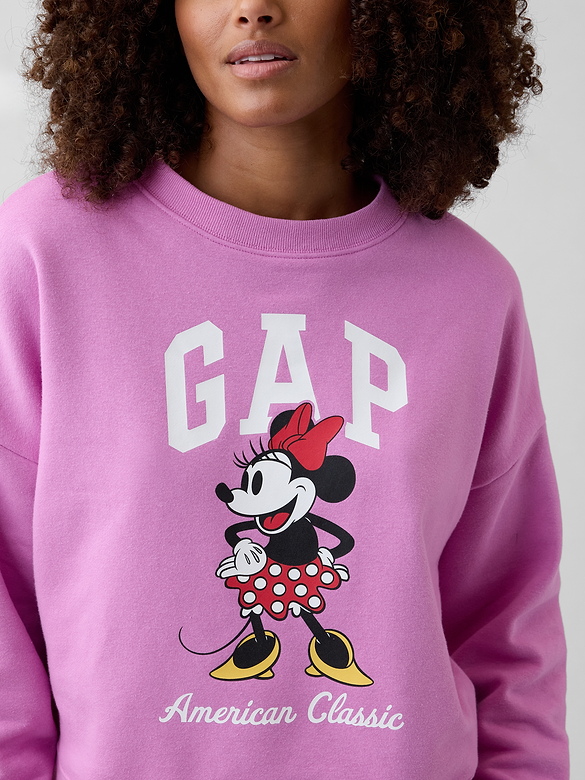 Gap × Disney Minnie Mouse Relaxed Logo Sweatshirt