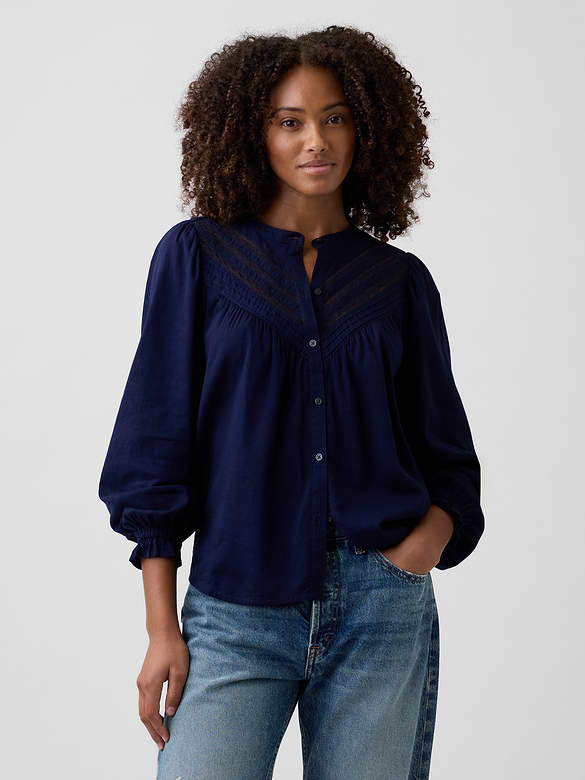 Relaxed Lace Top