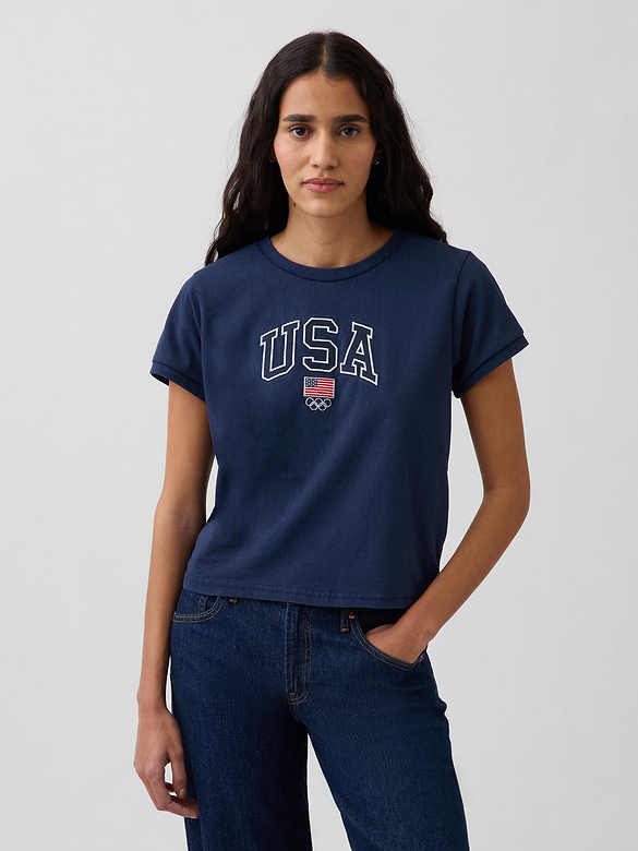 Team USA Crop T-Shirt