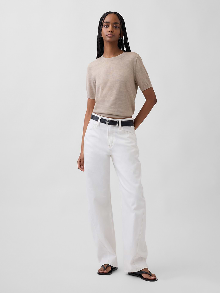 Image number 2 showing, 100% Merino Wool Sweater Top