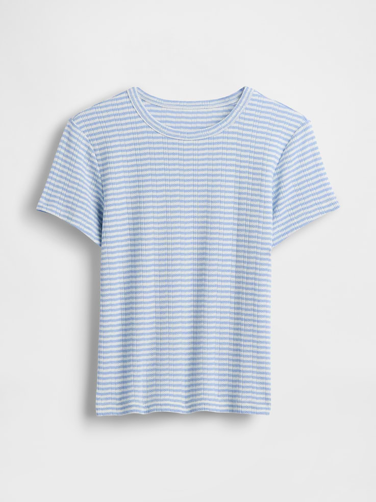Image number 5 showing, Pointelle PJ T-Shirt