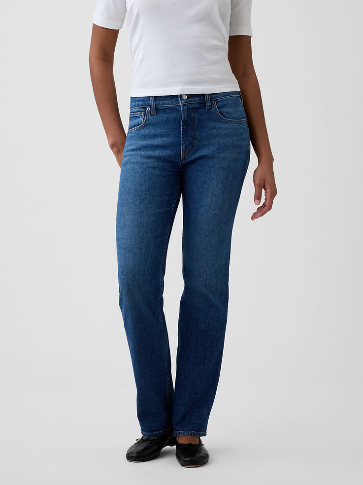 Image number 2 showing, Mid Rise '90s Slim Straight Jeans