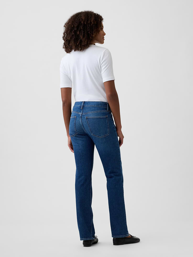 Image number 4 showing, Mid Rise '90s Slim Straight Jeans