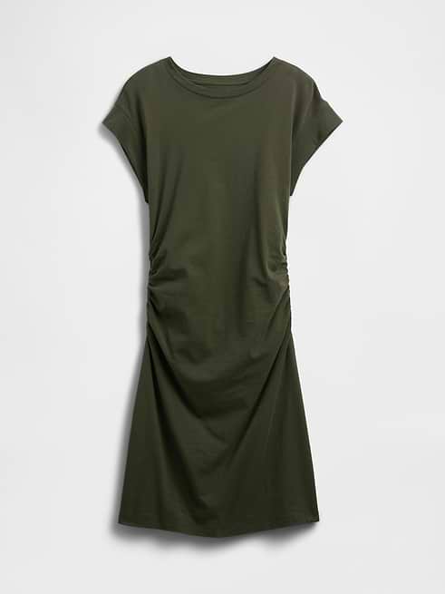 gap jersey dresses Ruched Mini Dress angel brinks collection