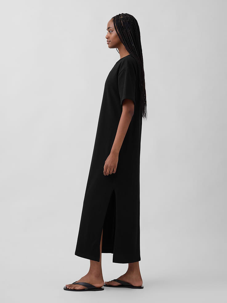 Image number 3 showing, Heavyweight Oversized Maxi T-Shirt Dress