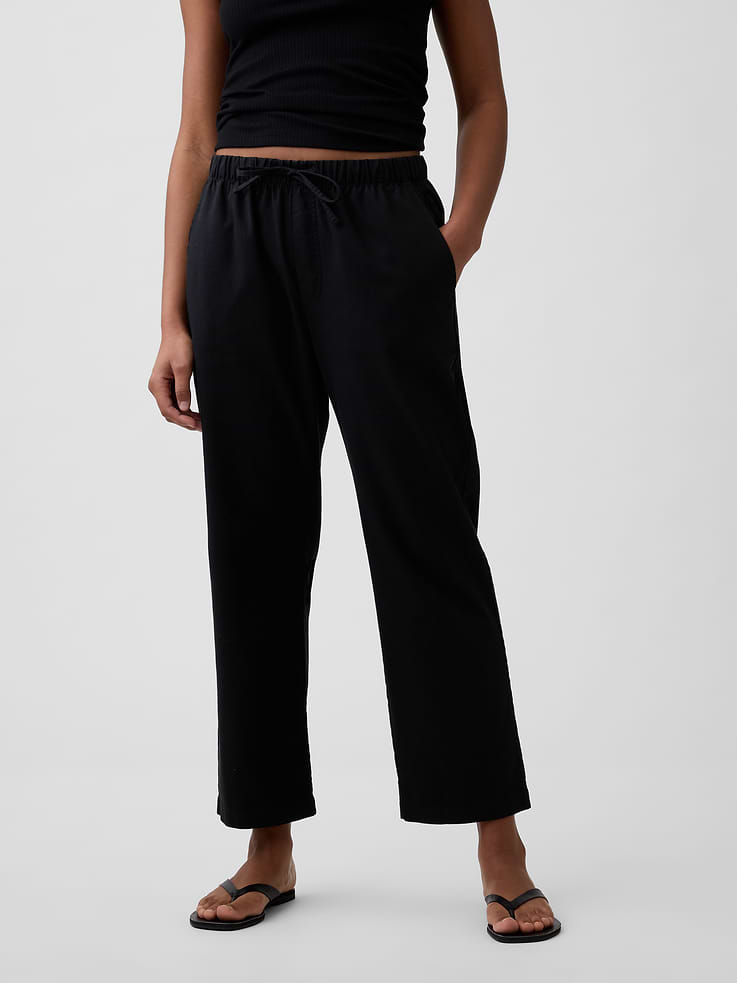 Image number 2 showing, Mid Rise Easy Twill Pants