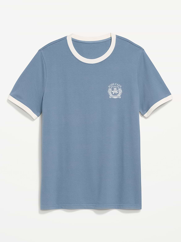 Crew-Neck Pique T-Shirt