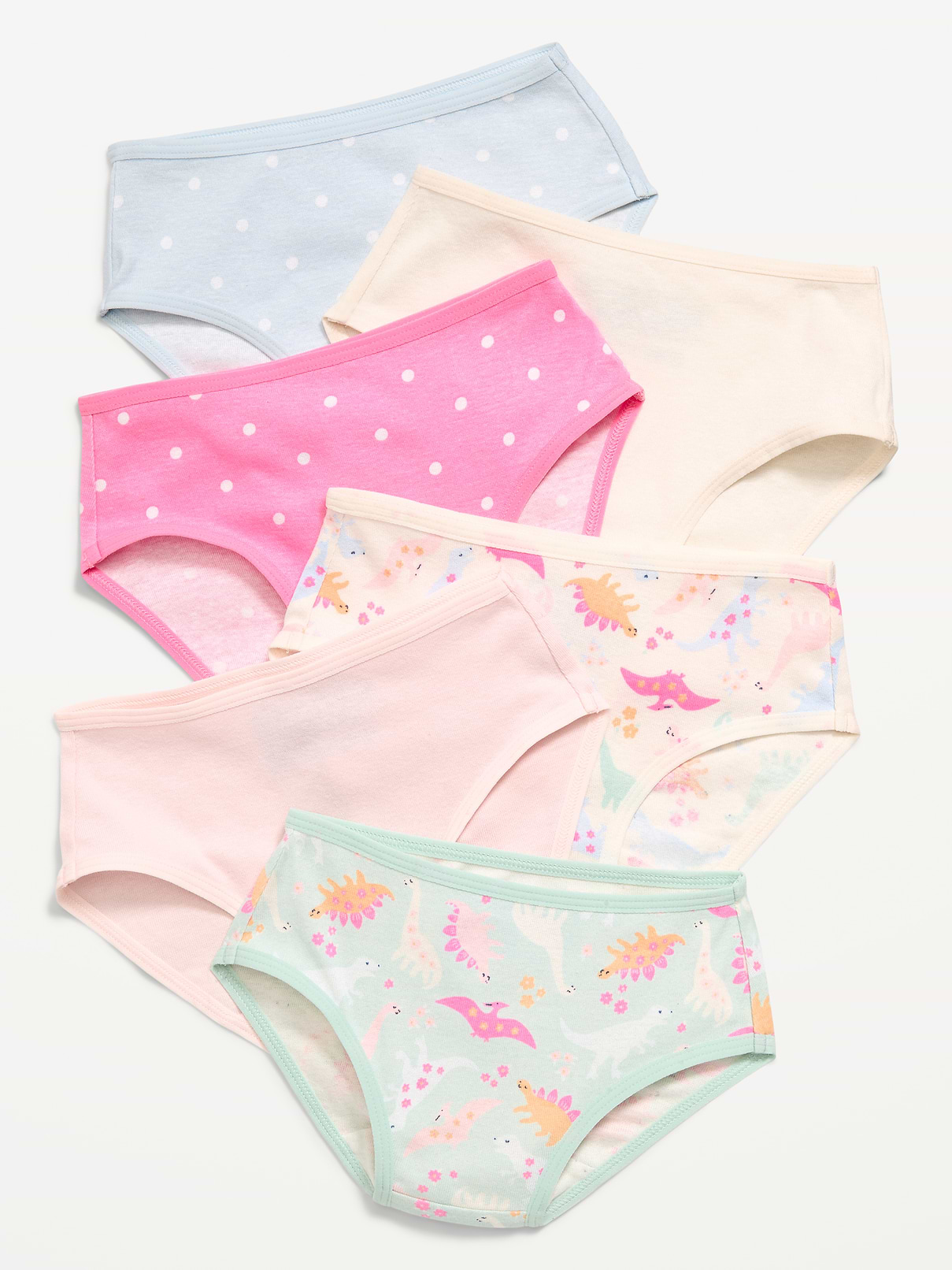 Bikini Underwear 6-Pack for Toddler Girls