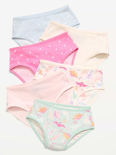 Image number 1 showing, Bikini Underwear 6-Pack for Toddler Girls