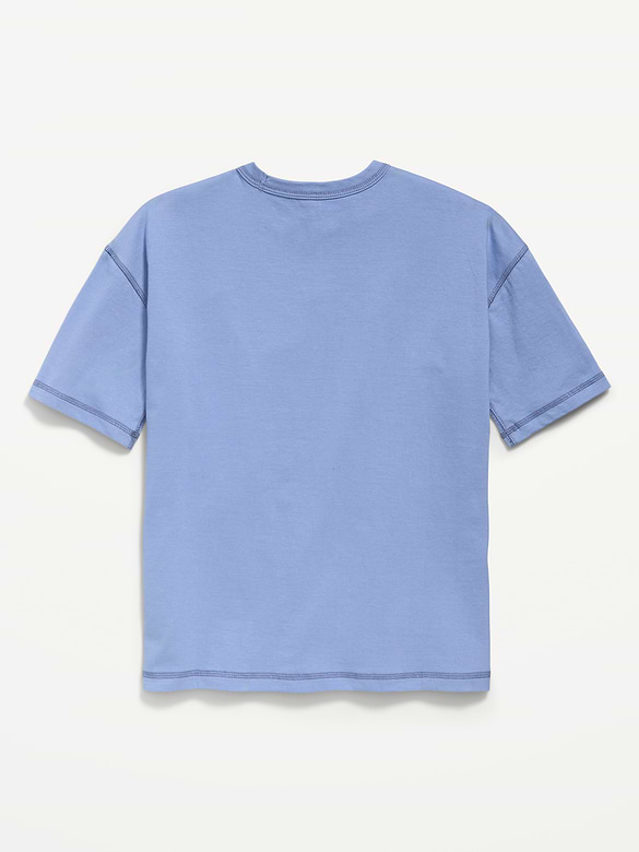 Oversized Short-Sleeve Graphic T-Shirt for Boys