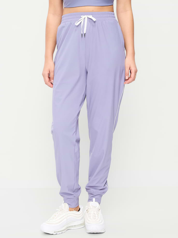 Image number 5 showing, High-Waisted Side-Striped SleekTech Jogger