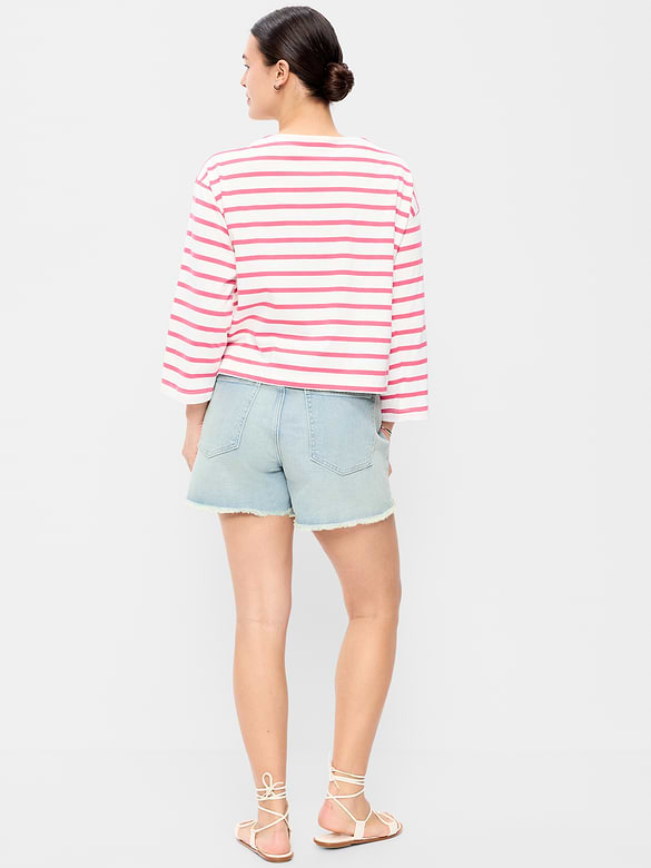 High-Waisted OG Jean Shorts -- 4-inch inseam