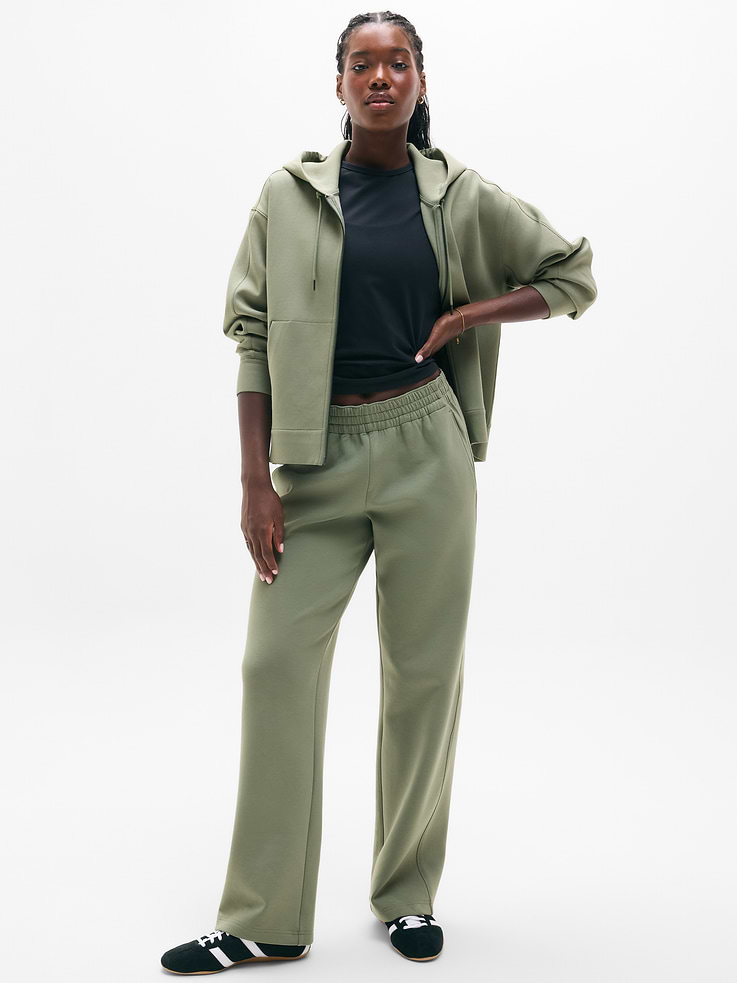 Image number 2 showing, Form Knit Mid Rise Straight Pant