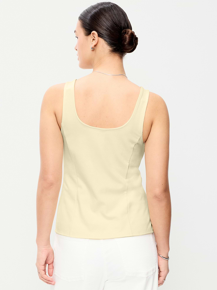Image number 6 showing, Sleeveless Button-Down Top