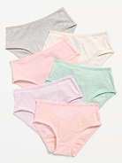 L'image numéro 1 présente Culotte bikini pour toute-petite fille (paquet de 6)