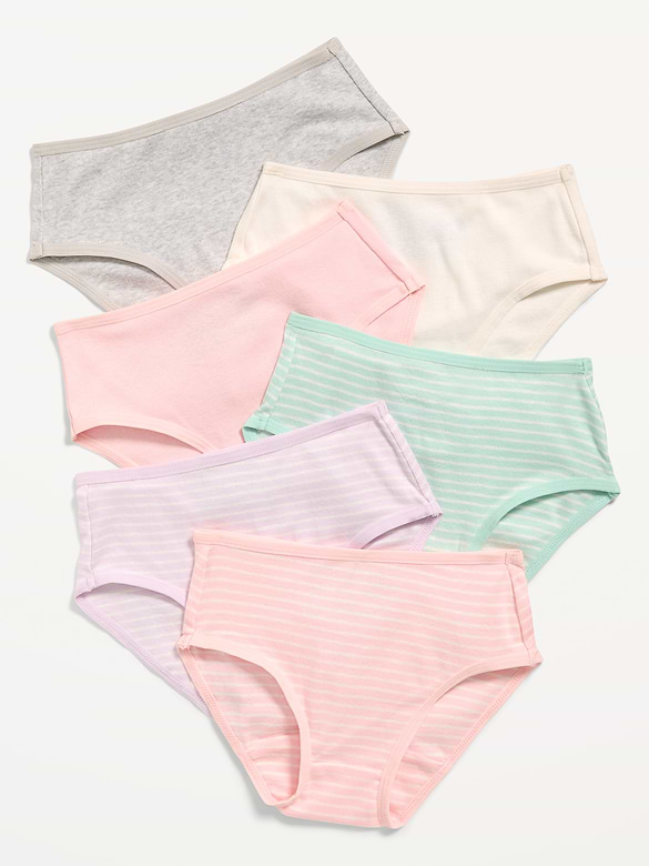 Bikini Underwear 6-Pack for Toddler Girls