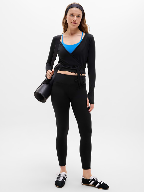 Transcend Wrap Crop Top