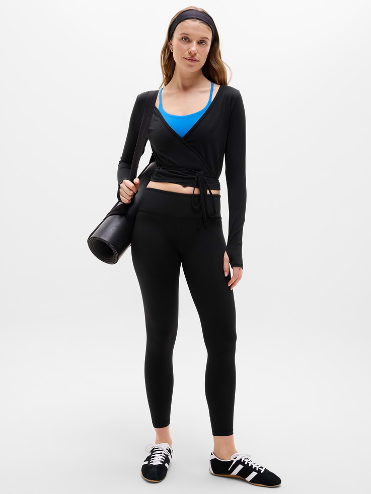 Image number 2 showing, Transcend Wrap Crop Top