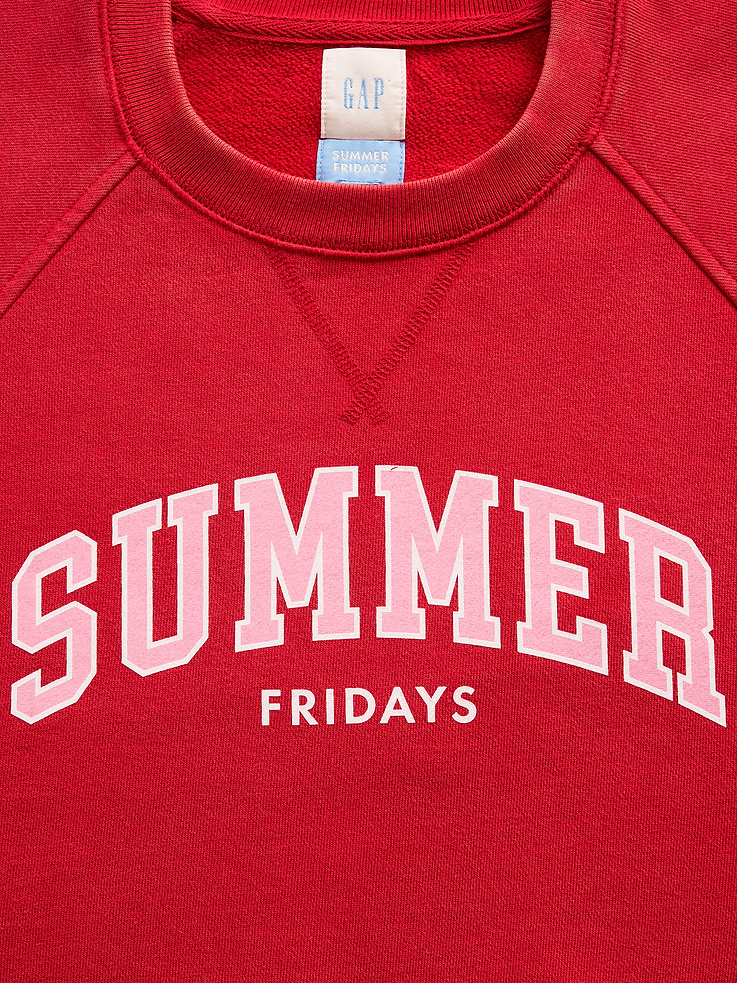 Image 5 of 8, Gap × Summer Fridays Oversized Raglan Logo Sweatshirt