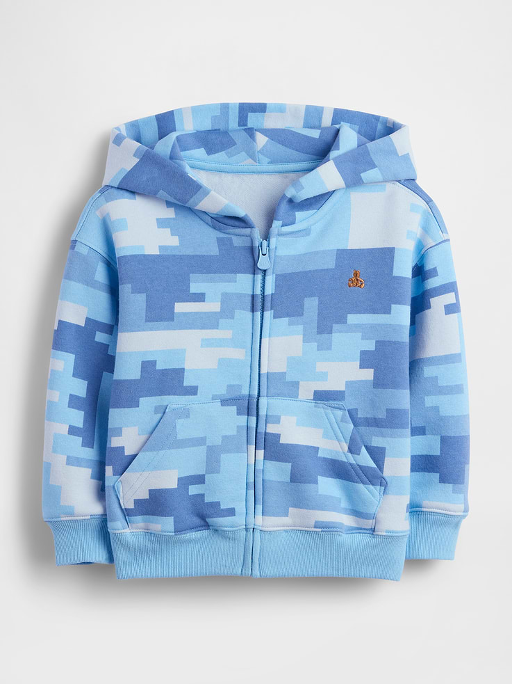 Image number 3 showing, Baby & Toddler VintageSoft Camo Zip Hoodie
