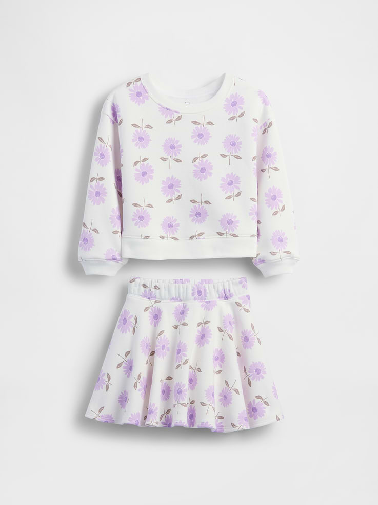 Image number 2 showing, Baby & Toddler VintageSoft Floral Skort Set