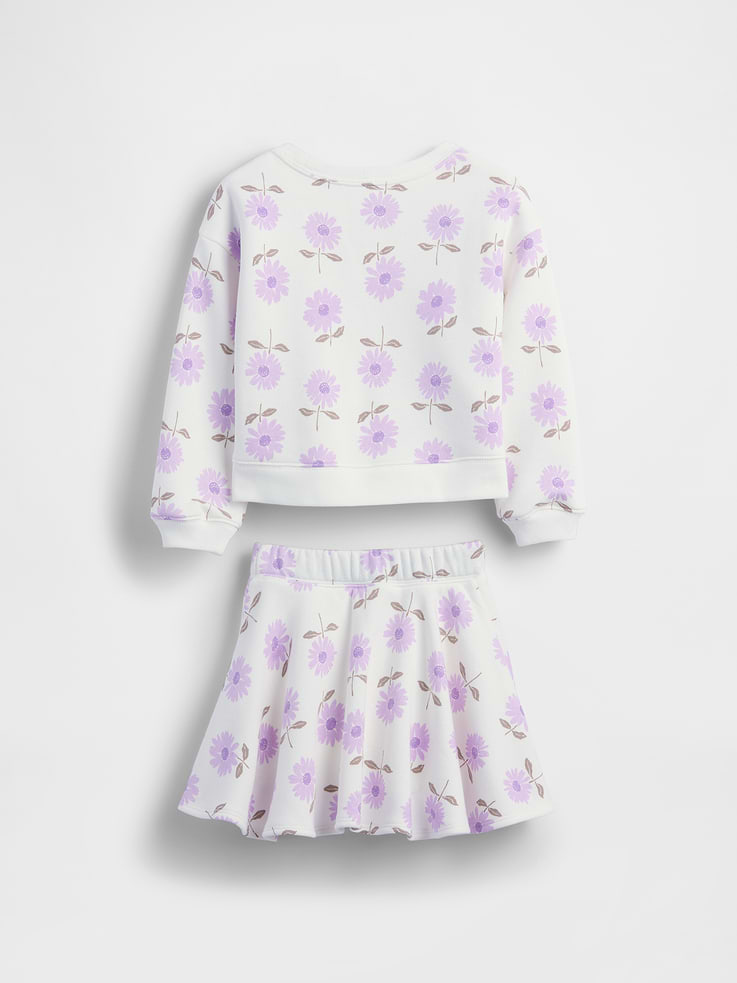 Image number 3 showing, Baby & Toddler VintageSoft Floral Skort Set