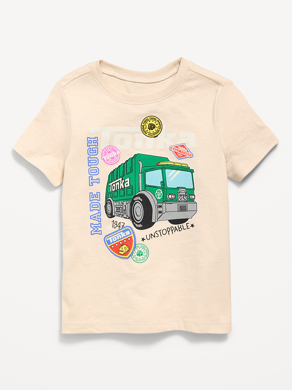 T-shirt à imprimé de camion Tonka® unisexe pour tout-petit