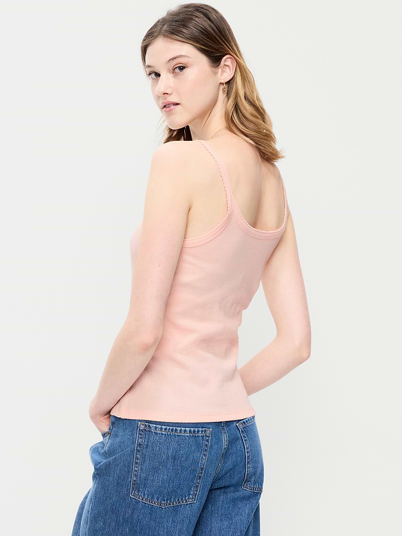 Camisole en tricot pointelle