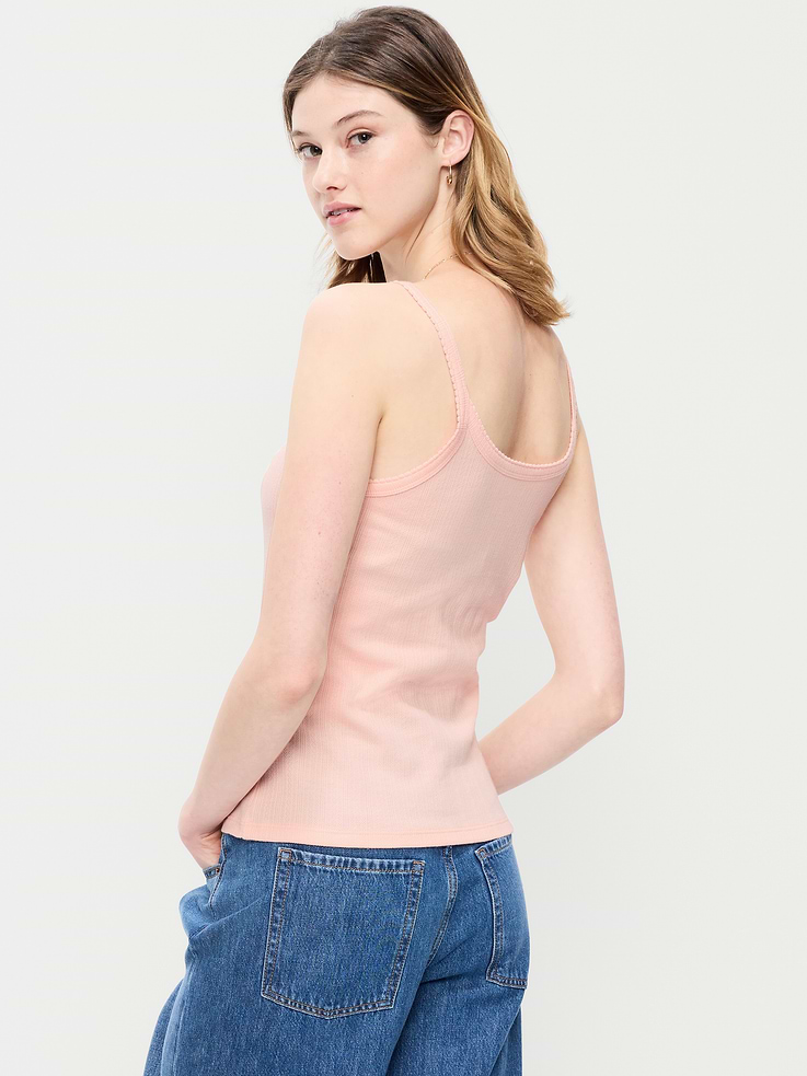 Image number 2 showing, Pointelle Cami Tank Top