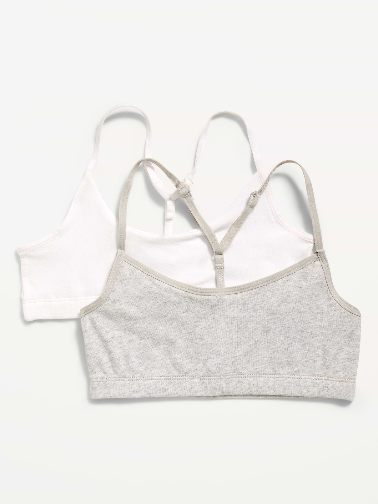 Image number 1 showing, Racerback Cami Bra 2-Pack for Girls