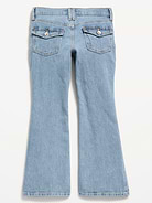 Image number 2 showing, Low-Rise Flare-Leg Jeans for Girls