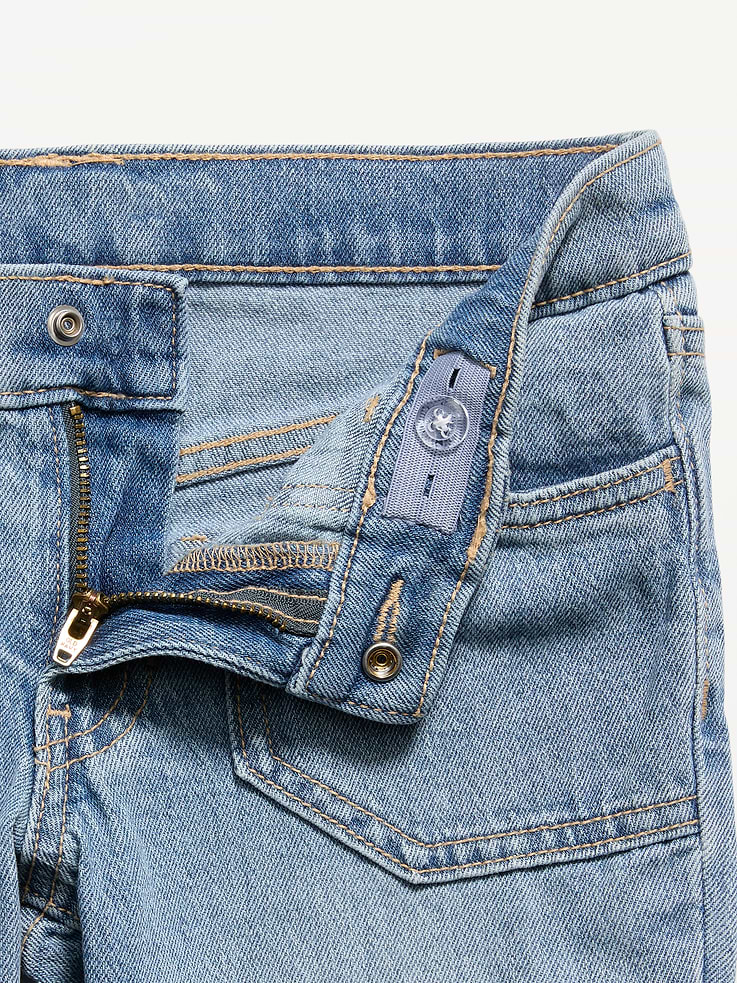 Image 3 of 3, Low-Rise Flare-Leg Jeans for Girls