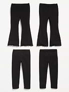 L'image numéro 2 présente Leggings côtelés variés pour toute-petite (paquet de 4)